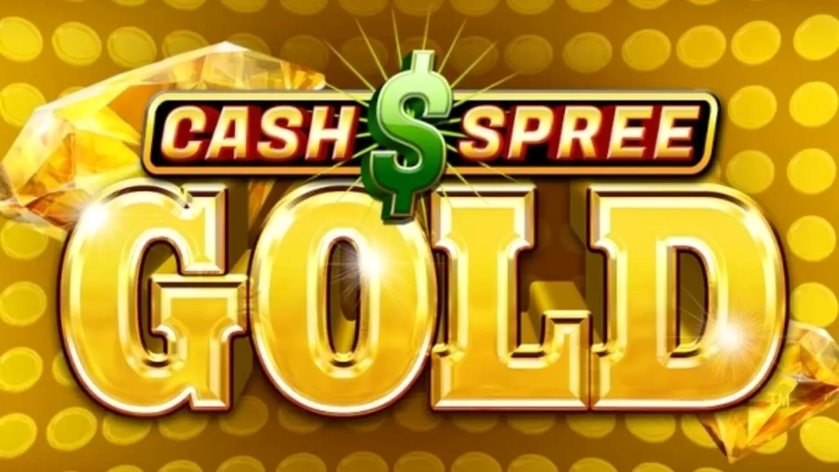 Tampilan visual slot Cash Spree Gold dengan nuansa emas dan kemewahan kasino.